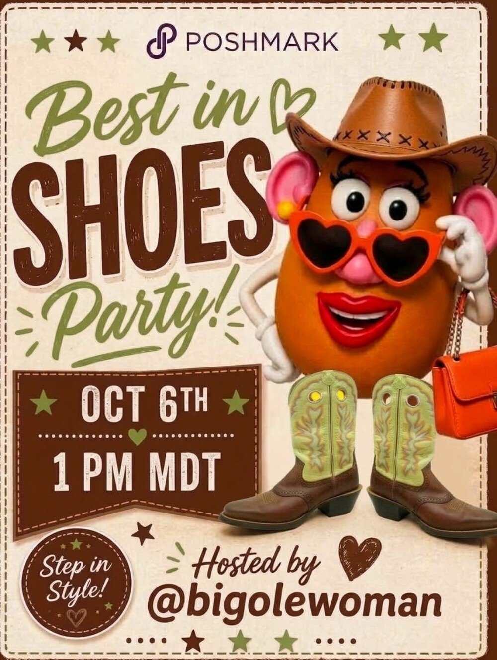 We're Co-Hosting BEST IN SHOES Oct 6th 2026 1 PM MDT - Tag Us